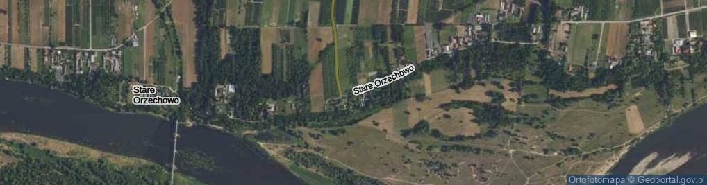 Zdjęcie satelitarne Stare Orzechowo ul.